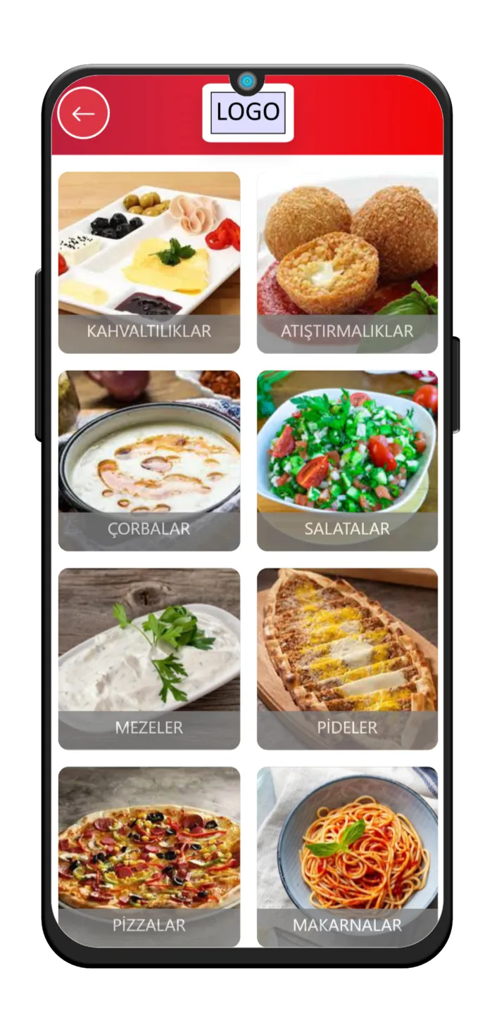 Star menü mobil önizleme kategoriler